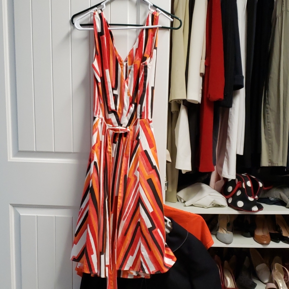 Dress with matching belt